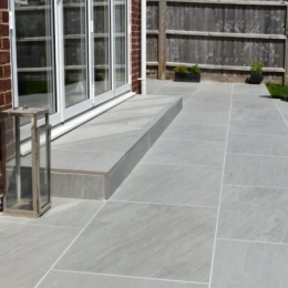 Porcelain Paving Kandla Grey